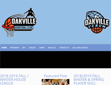 Tablet Screenshot of oakvillebasketball.com